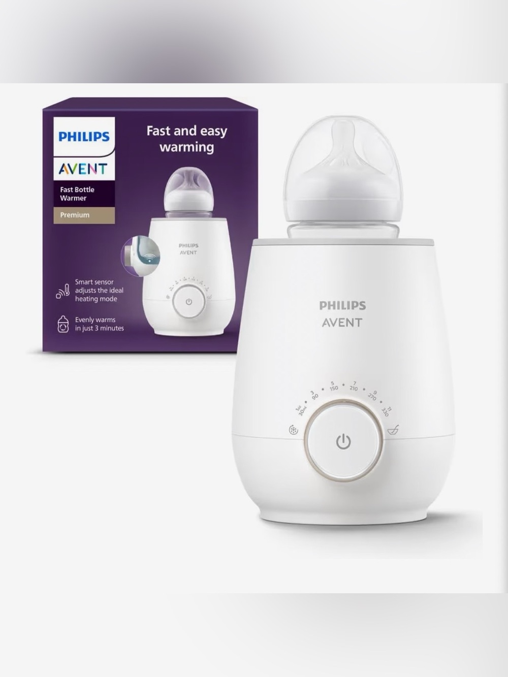 Philips Avent Fast Bottle Warmer Premium